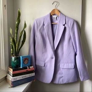 petite lavender blazer